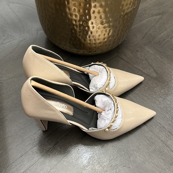 FRANCO SARTO Azara Pumps Cashmere Beige Faux Patent - Picture 5 of 13